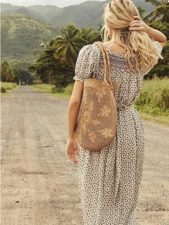 DÔEN Castalia Dress in Feathered Floral - Size Small - Picture 2 of 12